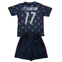 Stroje piłkarskie Stany Zjednoczone Malik Tillman #17 Koszulka Wyjazdowej dla dzieci MŚ 2026 Krótki Rękaw (+ szorty)